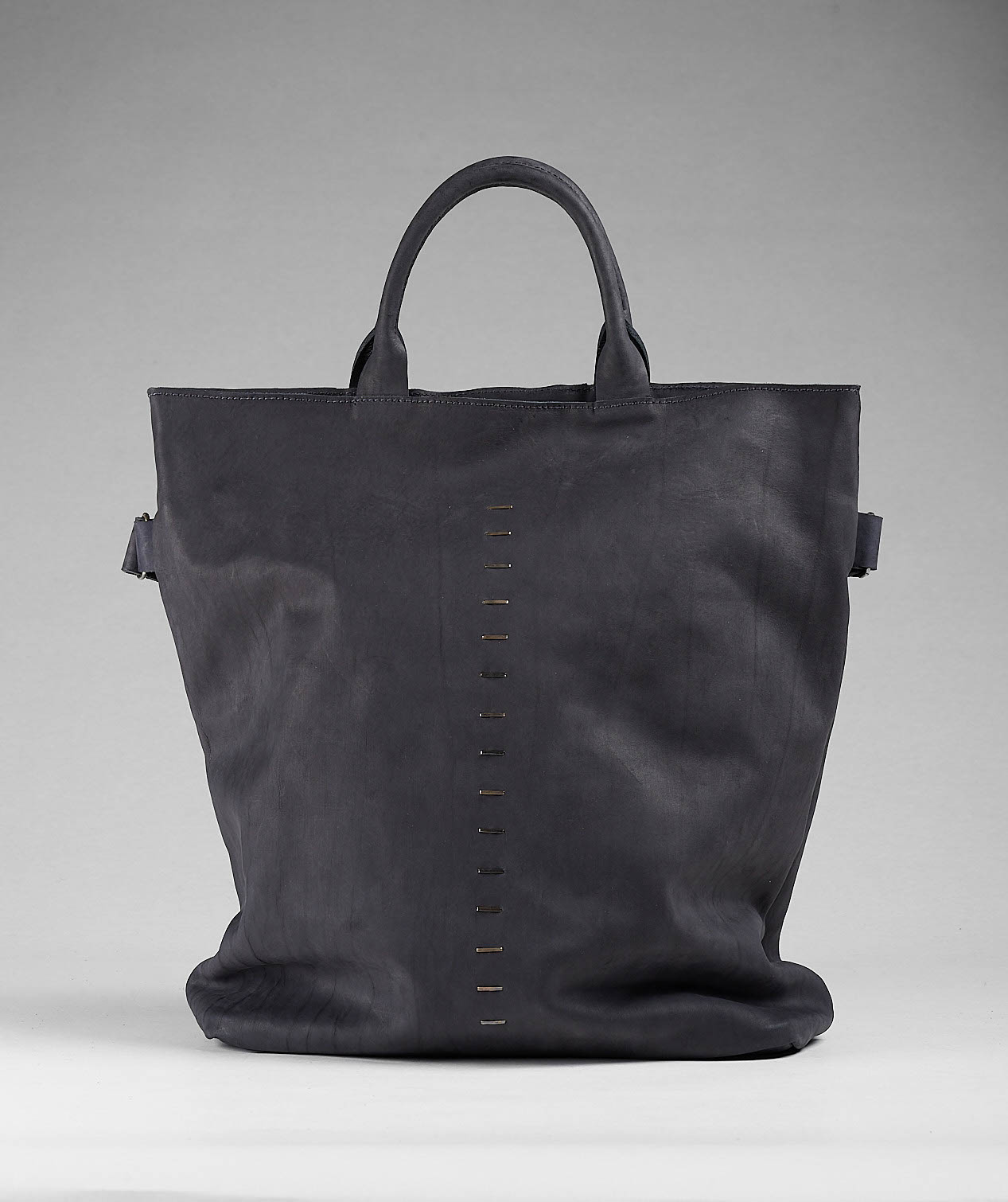 daniele basta leather and silver bags - FRONT